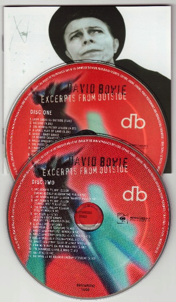 CDs and booklet, Bowie, David - 1. Outside